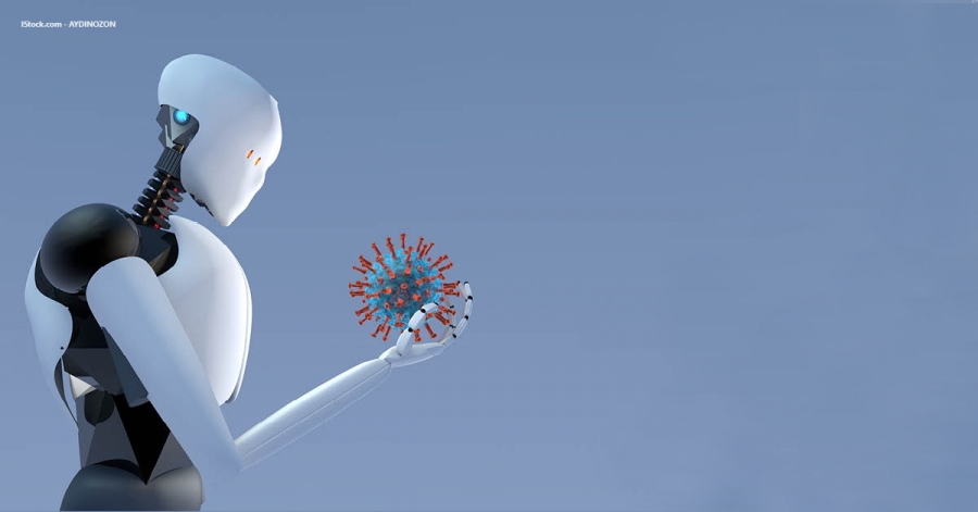 Bei den täglichen Corona-Fällen wird das Gesundheitsamt von nun an von einem Software-Roboter unterstützt. © iStock.com - AYDINOZON